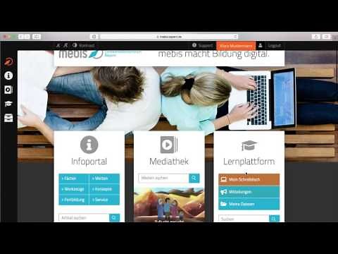 Lernkiste | Einloggen in mebis und Kurs finden Erster Login