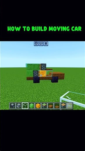 build minecraft moving car 😱😉 #minecraft #jurassicworld