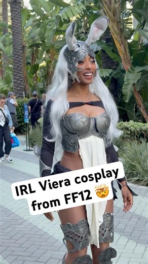 IRL Viera from from Final Fantasy 🤯 #cosplay #finalfantasy #cosplay #gaming #shorts