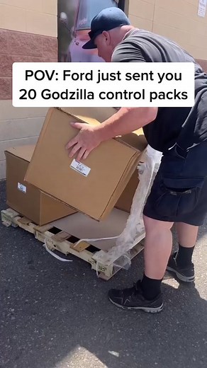 Thank you Ford Performance.. Not sure we need thisnmany though… Anyone want one? Stay tuned for an unboxing. #fatfendergarage #godzilla #godzilla73 #fordgodzilla #godzillaswap #godzillaswapping #godzillaengine #controlpack #godzillaswapped