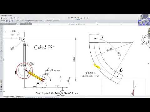 Tuyauterie 2 : Calcul de la longueur d'une ligne de tuyauterie.