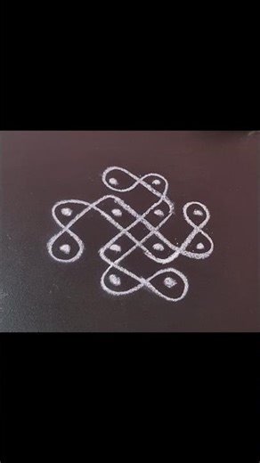 ##simple Kolam #easy muggulu for beginners #sikkukolam #kampikolam #pullikolam
