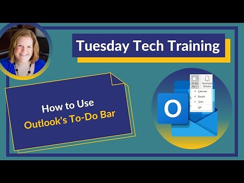 How to Use Outlook's To-Do Bar