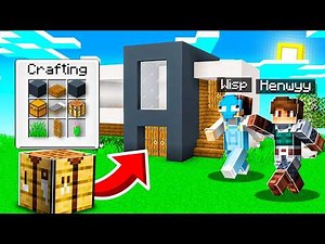 CHEATING using INSTANT BUILD MOD in Minecraft!