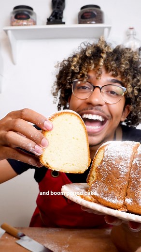 The BEST Pound Cake EVER🤤🤤This pound cake is so moist, tender and easy! Grandma is in trouble😝😂😂😂 | Everything Just Baked