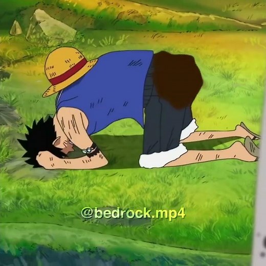 Luffy pooping his pants