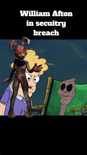 William Afton in secuitry breach FNAF meme