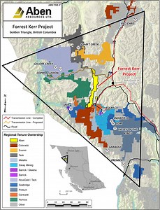 Aben Resources Receives Exploration Permit for Forrest Kerr Drill Program; Archaeological Overview Assessment Completed
