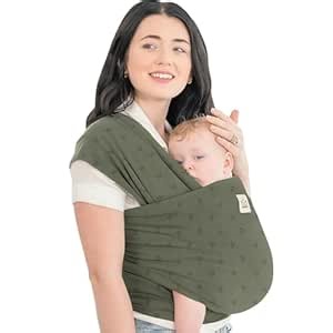 KeaBabies Baby Wrap Carrier - All in 1 Original Baby Carrier Newborn to Toddler Sling, Easy to Wear, Hands Free Bonding, Lightweight, Breathable Infant Wraps (Forest Berries)