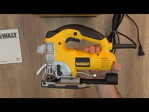 Unboxing DEWALT DW331K GB Electric Jig Saw, 701W, Top Handle, 6 5 Amp - Bob The Tool Man