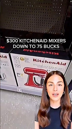 CLEARANCE ALERT 🚨: $300 KitchenAid mixers down to 75 bucks at walmart.🤯