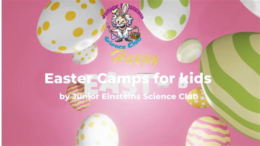 Searching for the perfect Easter break activity? Look no further than Junior Einsteins Science Club Easter Camps! 🐣 Embark on a scientific adventure filled with hands-on experiments and egg-citing discoveries.🎉🔬 #STEMCamp #EasterAdventure #kids #easter #fun | Junior Einsteins Science Club
