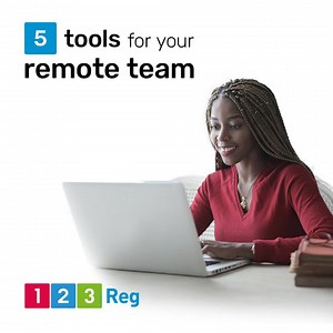 Transform the way your remote team gets things done with these five tools. https://bit.ly/2RJe3eU | 123 Reg | Facebook
