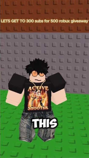 😱 500 ROBUX GIVEAWAY at 300 SUBS?! ONLY 10 LEFT!! 💎 #Roblox #Robux #shorts