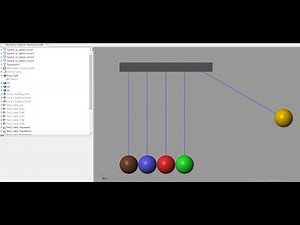 Newton's Cradle in MATLAB Multibody Simulink
