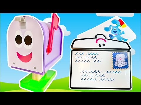 Mailing a Letter! BLUES CLUES Mailbox Wooden Melissa and Doug Toy