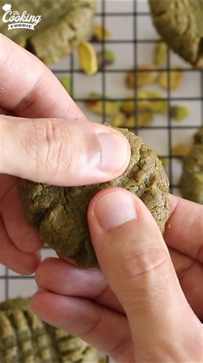 54K views · 276 reactions | 4 ingredient pistachio cookies  Get the recipe in the first comment. | The Cooking Foodie | Facebook