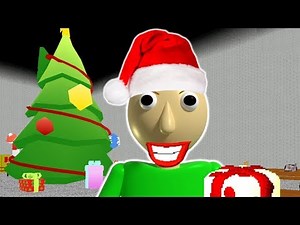 BALDI INVITED ME TO HIS CHRISTMAS PARTY! | Baldi's Basics Mod