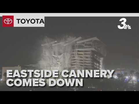 Eastside Cannery imploded nearly six years after closing; future of site unclear