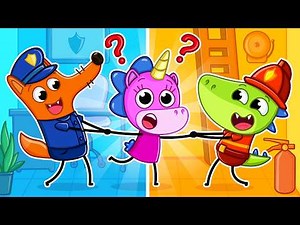 Try-a-Job Day! | Kids Learn Professions | Educational Cartoons for Kids | Teeny Mimi🦄
