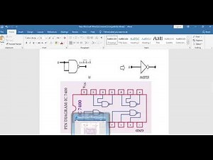 NOT Gate using NAND Gate by Tinker Cad