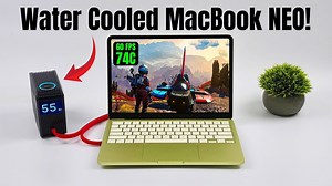 Water-Cooling the New Apple MacBook Neo With a Custom Water Loop
