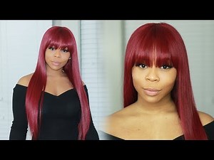 How to Cut Your Bangs on a Frontal Like a Pro in 1 EASY STEP | YSWIGS
