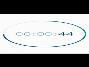 60 sec COUNTDOWN Timer ( v 583 ) 1 min with sound effects 4k
