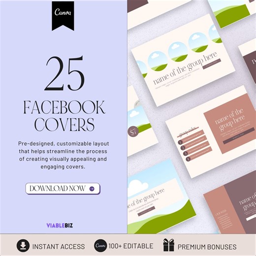 Facebook Banner Template, Social Media Banner, Facebook Timeline Covers, Facebook Banners, Social Media Templates, Canva Editable Templates - Etsy Australia