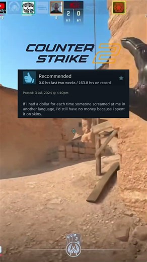 Counter strike 2 Steam reviews 😂😂 #counterstrike2 #review #shorts