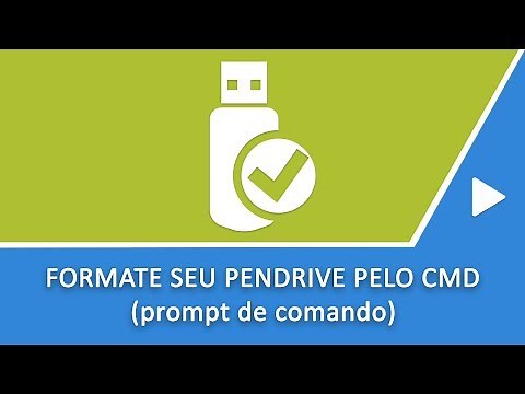 Como formata o pendrive pelo CMD do Windows (prompt de comando)