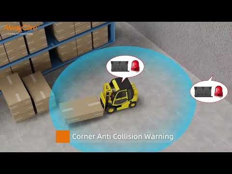 AlwayCare UWB Proximity Warning System UA350 Anti Collision for Forklift