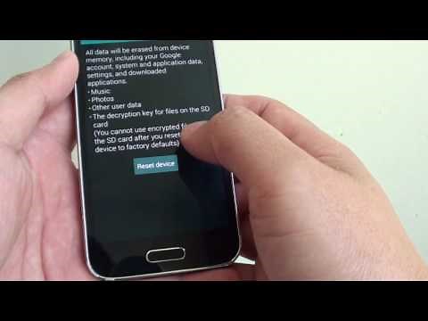 Samsung Galaxy S5 Mini: How to Hard Reset to Factory Default