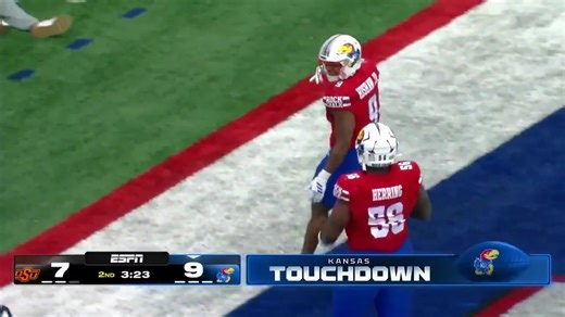 TD Kansas!! Daniel Hishaw finds the endzone! | Sports Radio 810 WHB