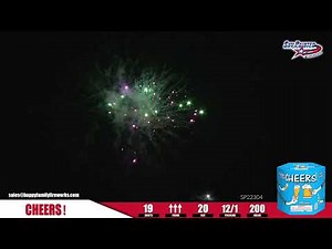 SP22304 CHEERS! fireworks from Sky Painter Fireworks 19 shots #fireworks #firework