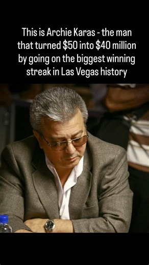 Archie Karas went on the greatest heater in history turning $50 into $40 million #vegas #lucky #win