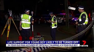 Springwood: A 9-year-old boy is likely to have his life support turned off after he was stuck by an alleged drink driver. More: https://yhoo.it/2ic2GMg Report 7 News at 6pm. www.Plus7Live.com.au #7News | 7NEWS Brisbane