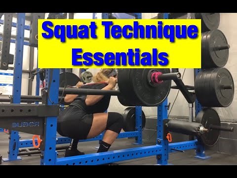 Squat Technique: Drive The Knees Forward and STOP "Sitting Back"