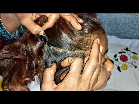 ASMR Lice Found While Brushing Hair 😱 | Satisfying Head Lice Removal | Relaxing Sleep ASMR