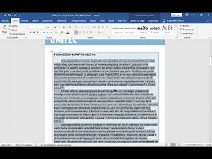 Dar formato APA Arial 12, Justificado e interlíneado 1 5