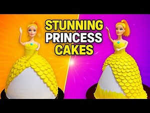 Princess Barbie Doll Cake Decorating Ideas 👸🎂 | Beautiful Barbie Cake Design for Birthday ✨