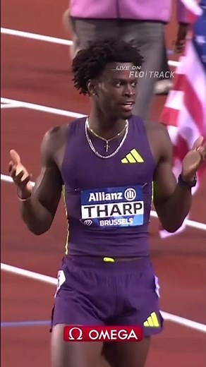 AMERICAN SWEEP! 🇺🇸🧹 The Brussels Diamond League 110mH Final #trackandfield #athletics