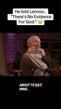 Atheist Professor Says No Evidence for God — John Lennox's Response Is Brilliant