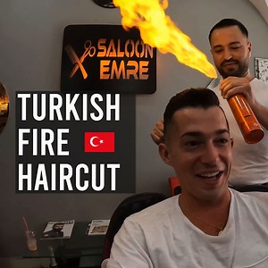 $21 Turkish FIRE haircut 🇹🇷 | World Nomac