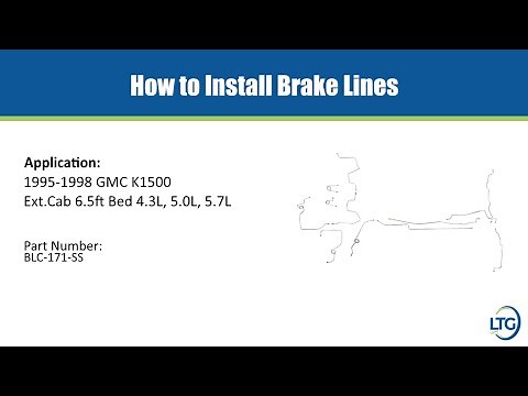 How to Install 1995-1998 GMC Sierra Brake Lines