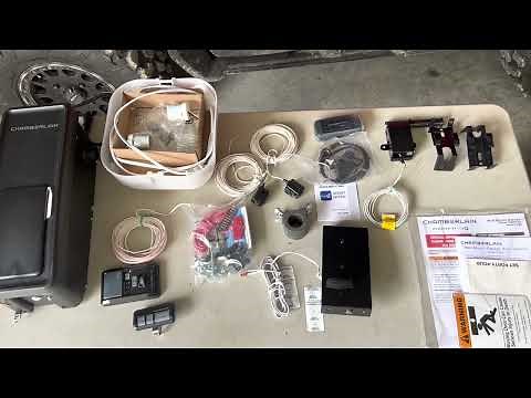 Chamberlain RJO20 wall mount garage door install