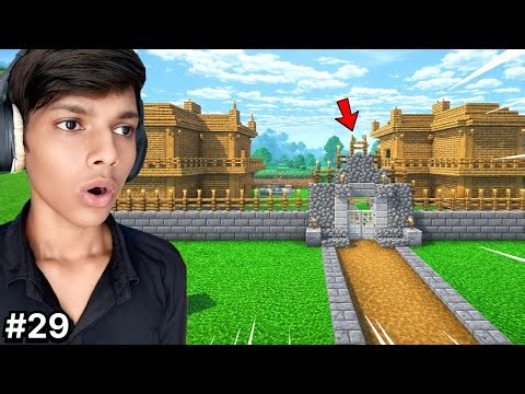Finally I complete my Village 70% 💥 In My Castle 🏰| Minecraft Servival series #29
