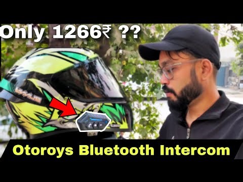 BEST BLUETOOTH INTERCOM UNDER 1500₹ BUDGET | OTOROYS BT-12 Bluetooth Intercom Review