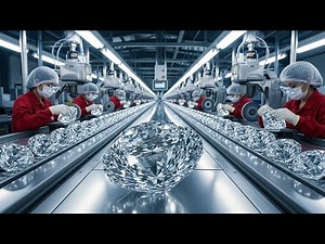 Inside the Diamond Cutting Factory – How Rough Stones Become Million-Dollar Jewelry (Full Process)