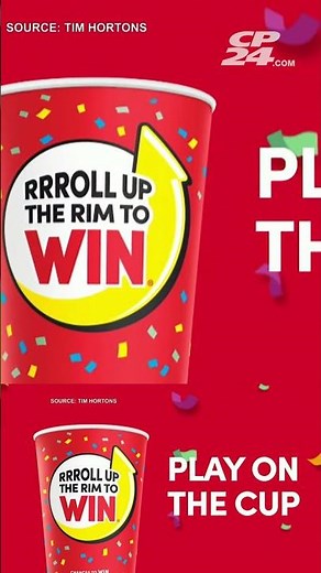 Tim Hortons brings back the cups for Roll Up to Win contest